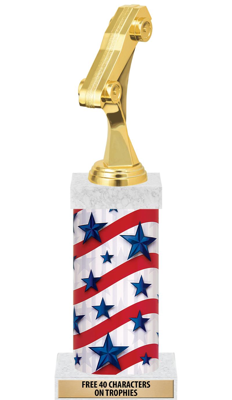 14" AMER GLORY GD FIG SQR TRP