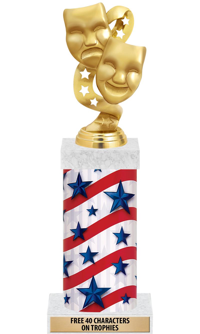 14" AMER GLORY GD FIG SQR TRP