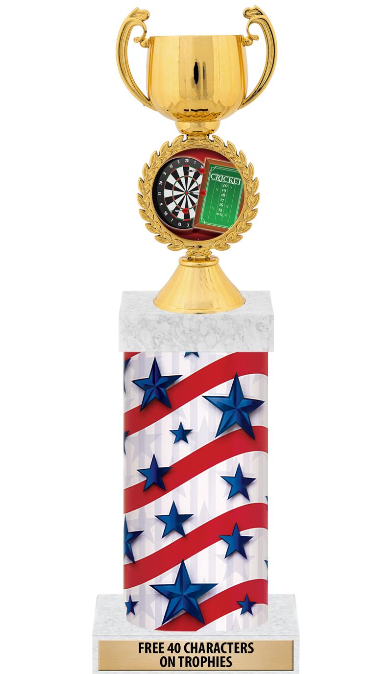14" AMER GLORY GD FIG SQR TRP