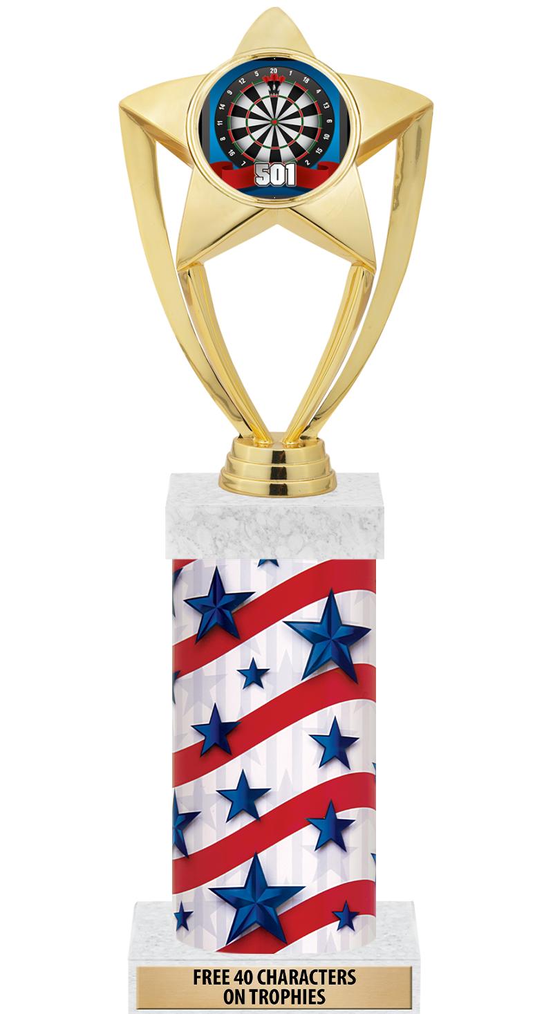 14" AMER GLORY GD FIG SQR TRP