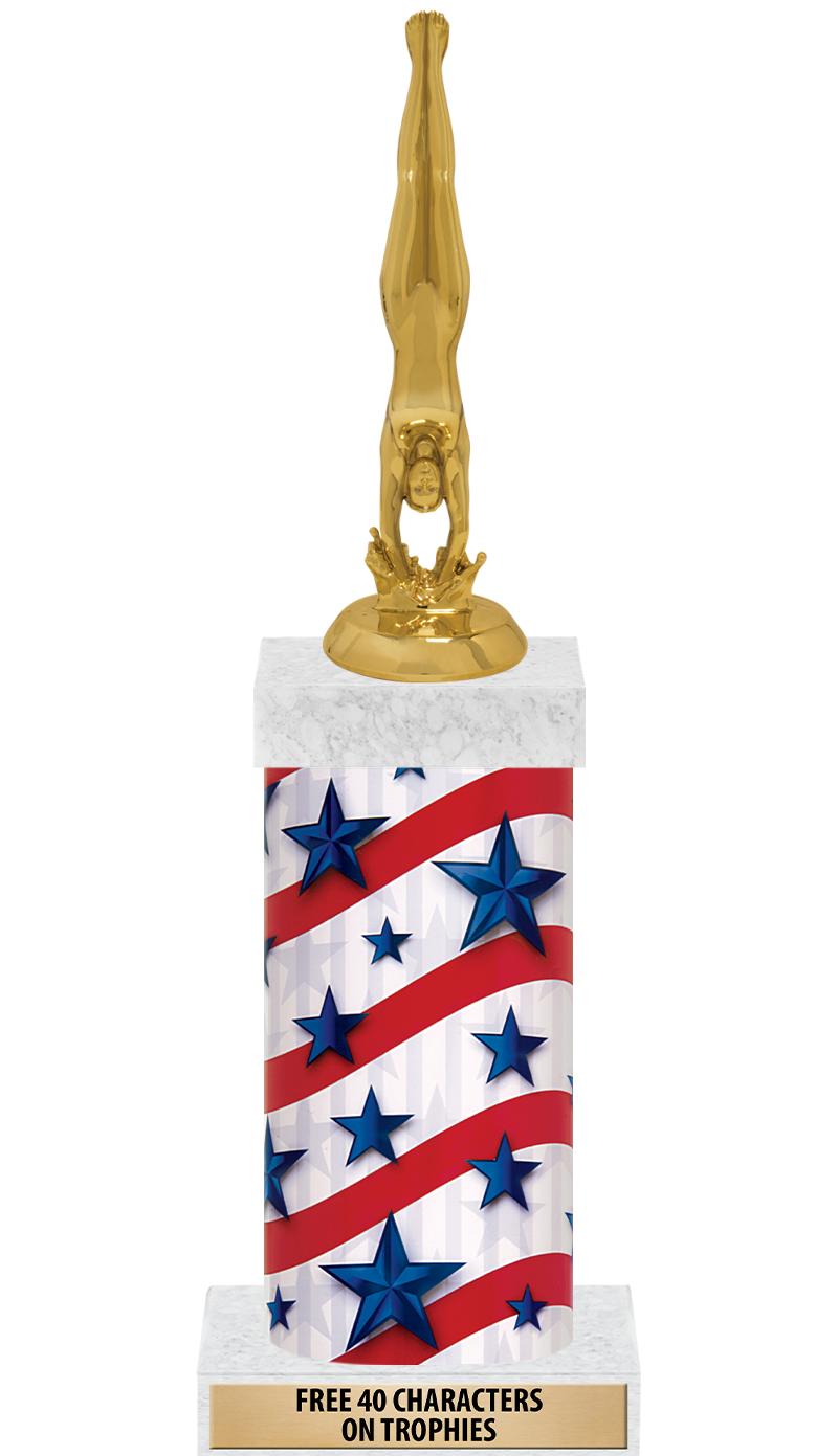 14" AMER GLORY GD FIG SQR TRP