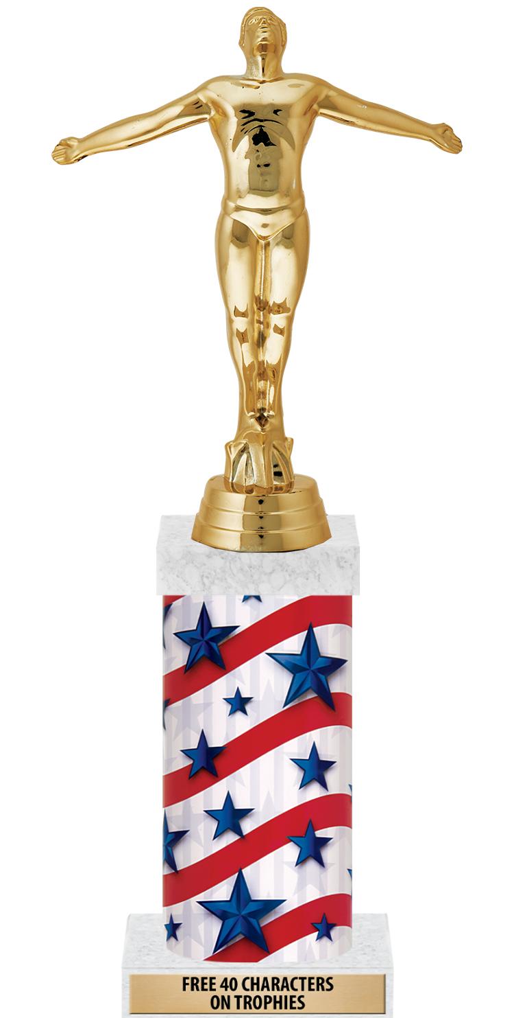 14" AMER GLORY GD FIG SQR TRP