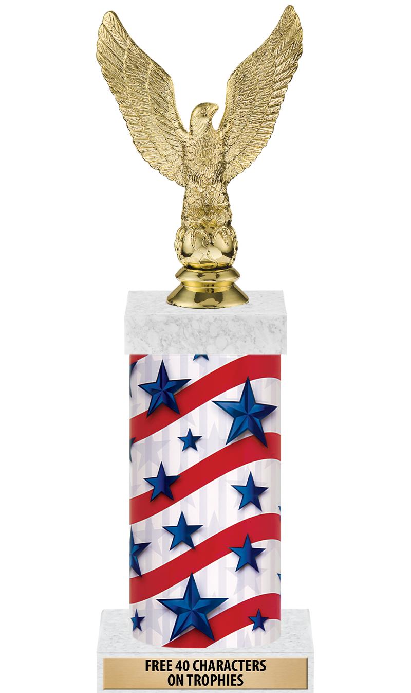 14" AMER GLORY GD FIG SQR TRP