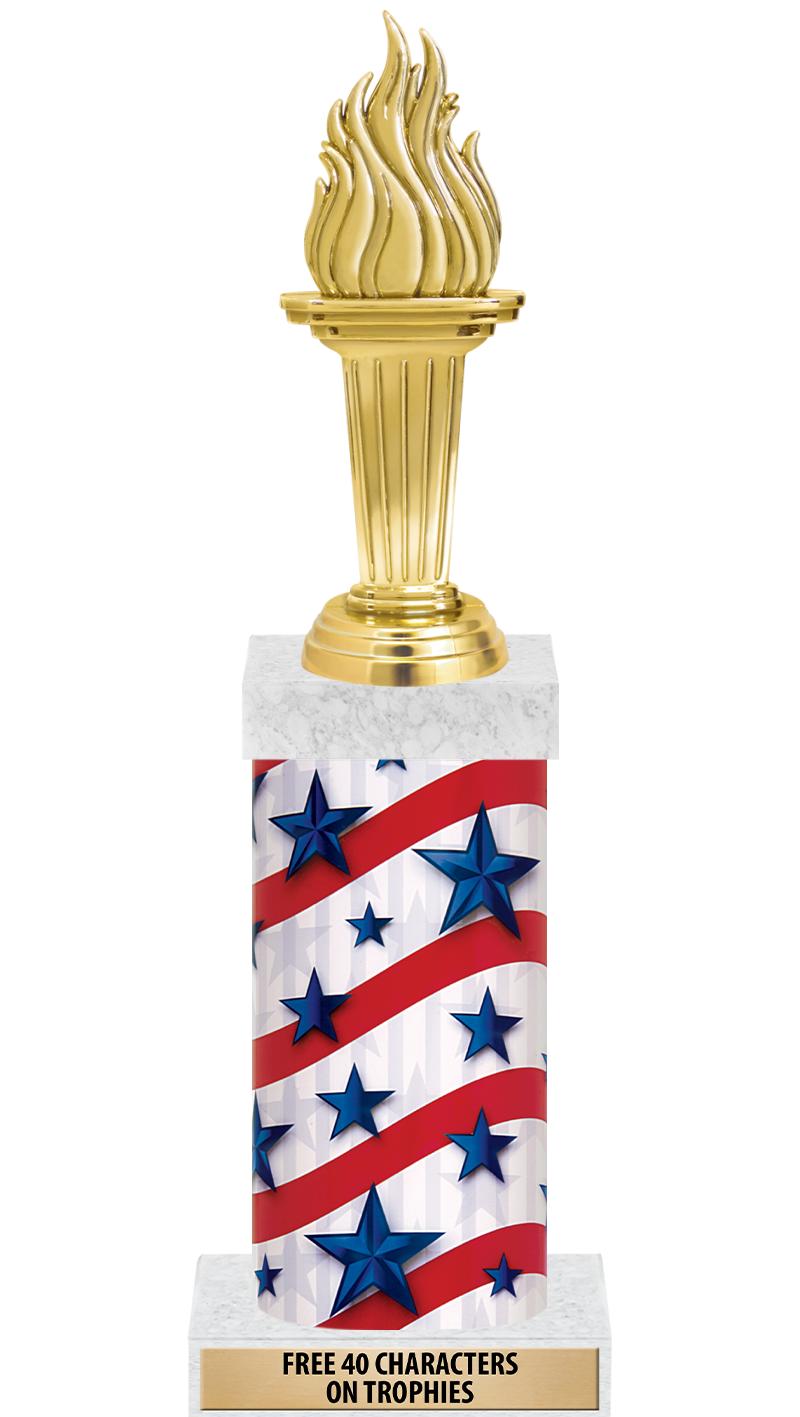 14" AMER GLORY GD FIG SQR TRP