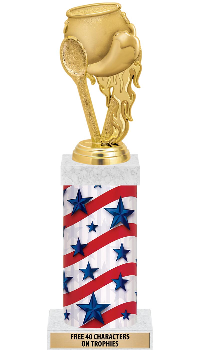 14" AMER GLORY GD FIG SQR TRP