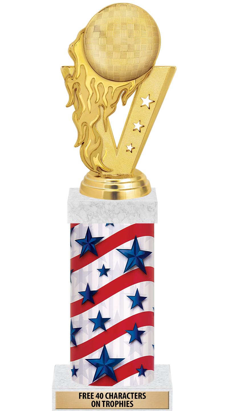 14" AMER GLORY GD FIG SQR TRP