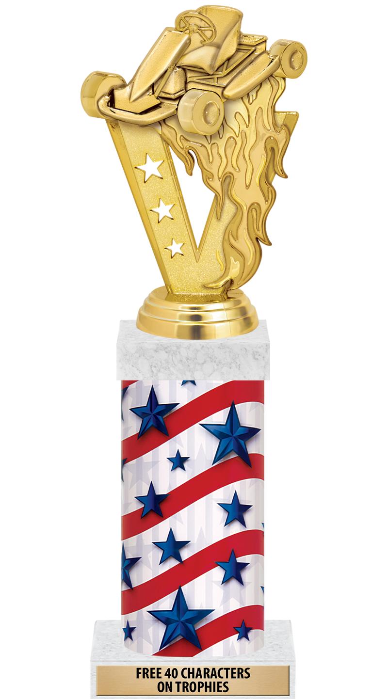 14" AMER GLORY GD FIG SQR TRP