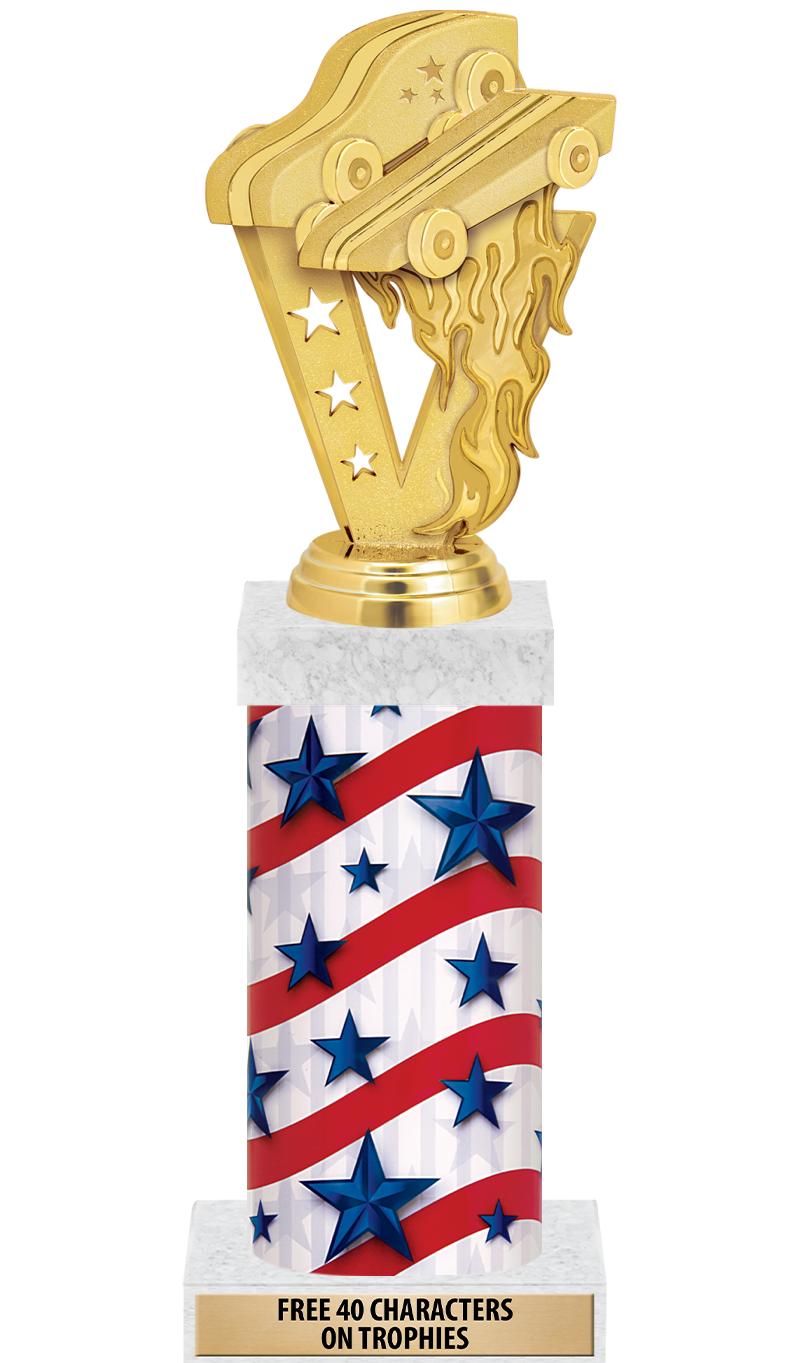 14" AMER GLORY GD FIG SQR TRP