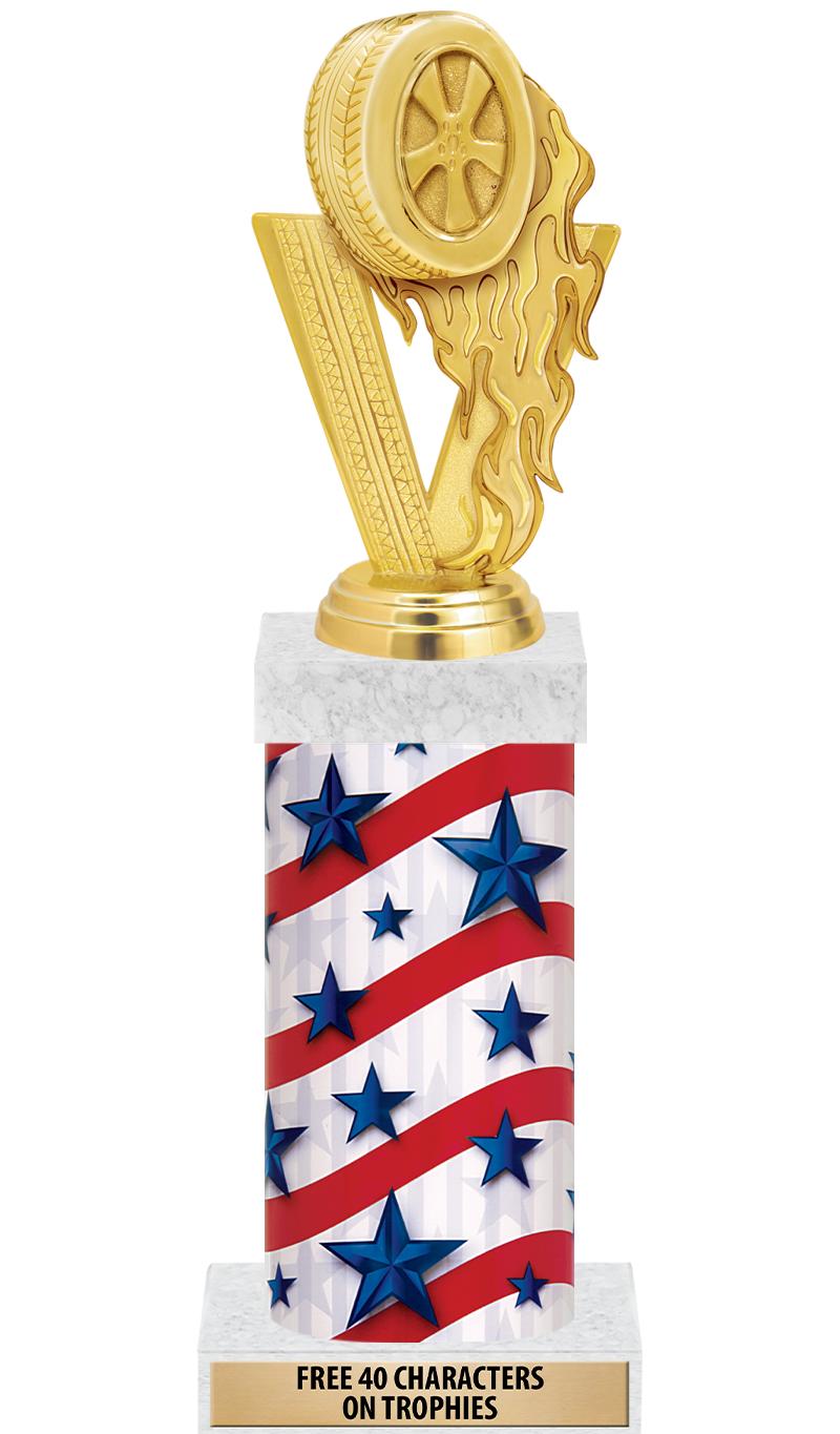 14" AMER GLORY GD FIG SQR TRP