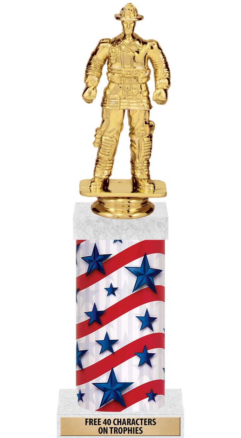 14" AMER GLORY GD FIG SQR TRP