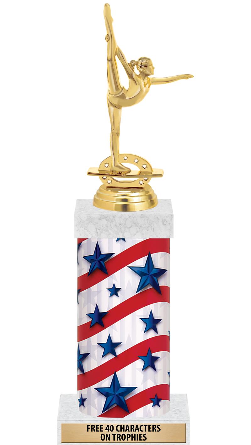 14" AMER GLORY GD FIG SQR TRP