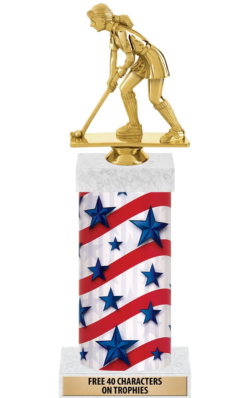 14" AMER GLORY GD FIG SQR TRP