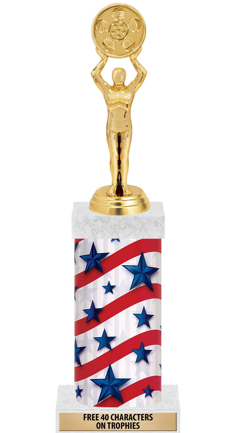 14" AMER GLORY GD FIG SQR TRP