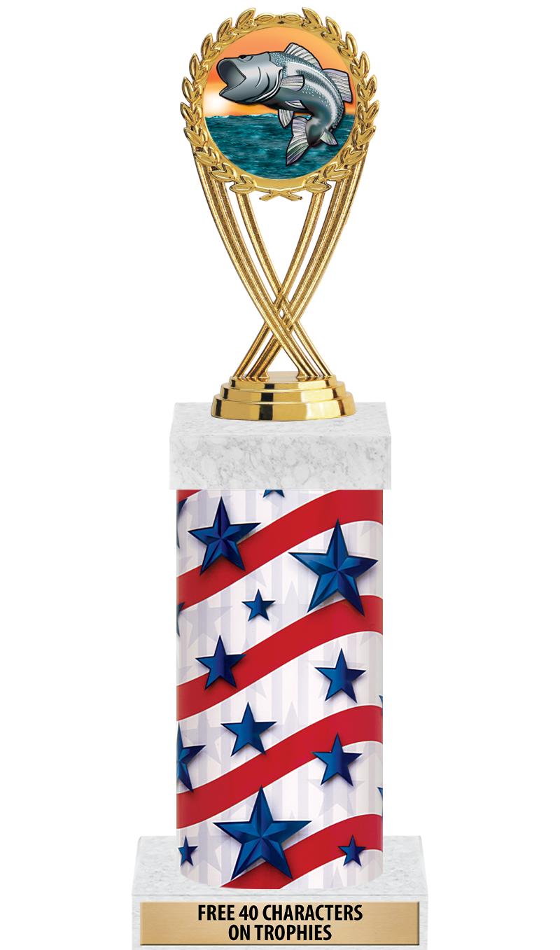 14" AMER GLORY GD FIG SQR TRP