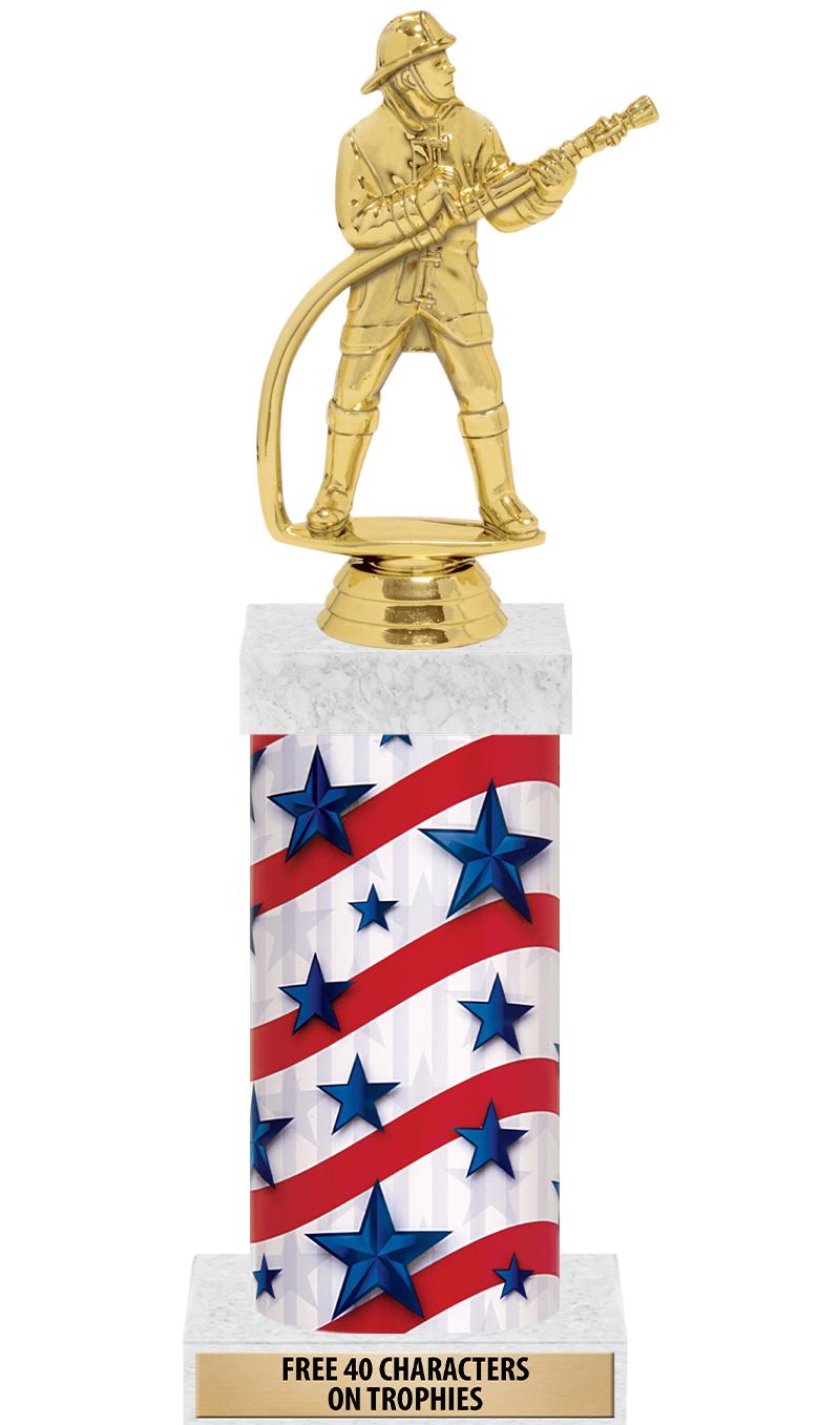 14" AMER GLORY GD FIG SQR TRP