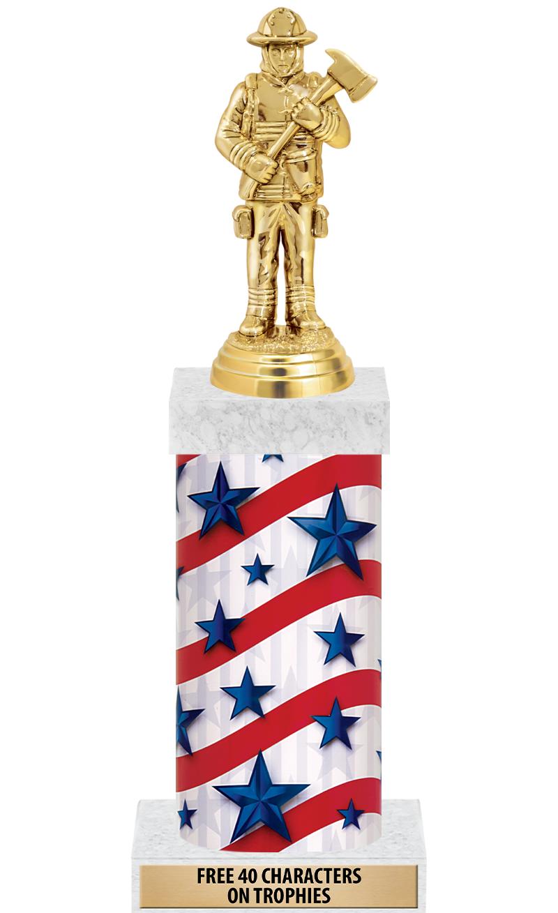 14" AMER GLORY GD FIG SQR TRP