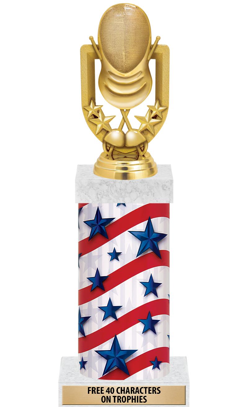 14" AMER GLORY GD FIG SQR TRP