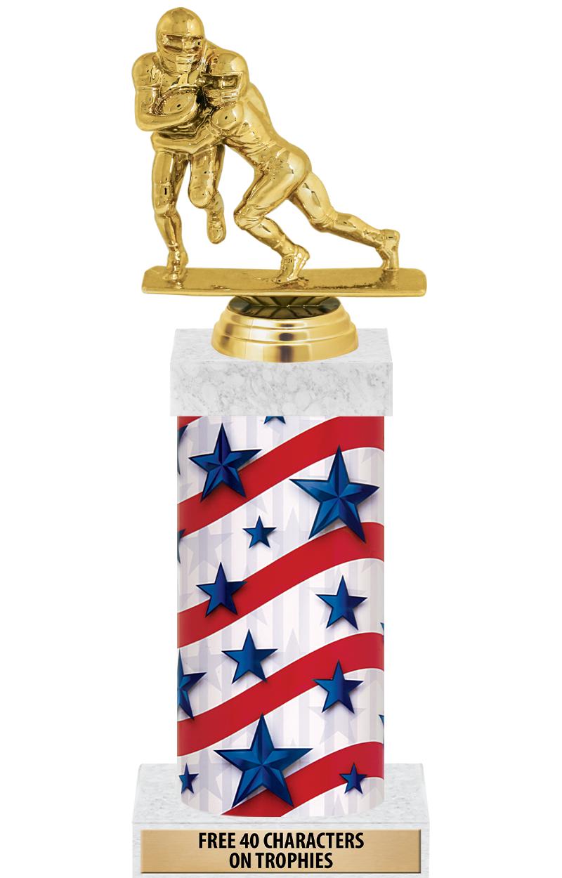 14" AMER GLORY GD FIG SQR TRP