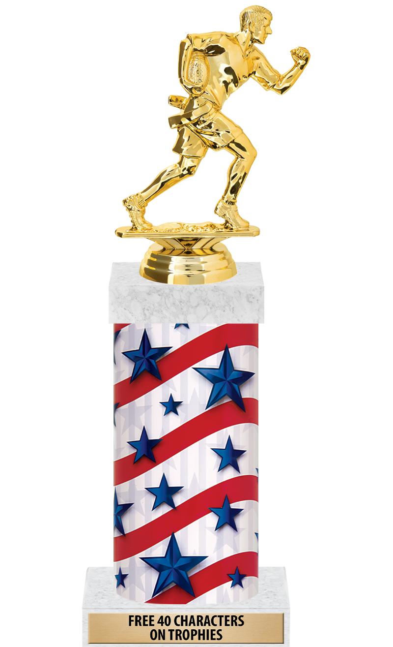 14" AMER GLORY GD FIG SQR TRP