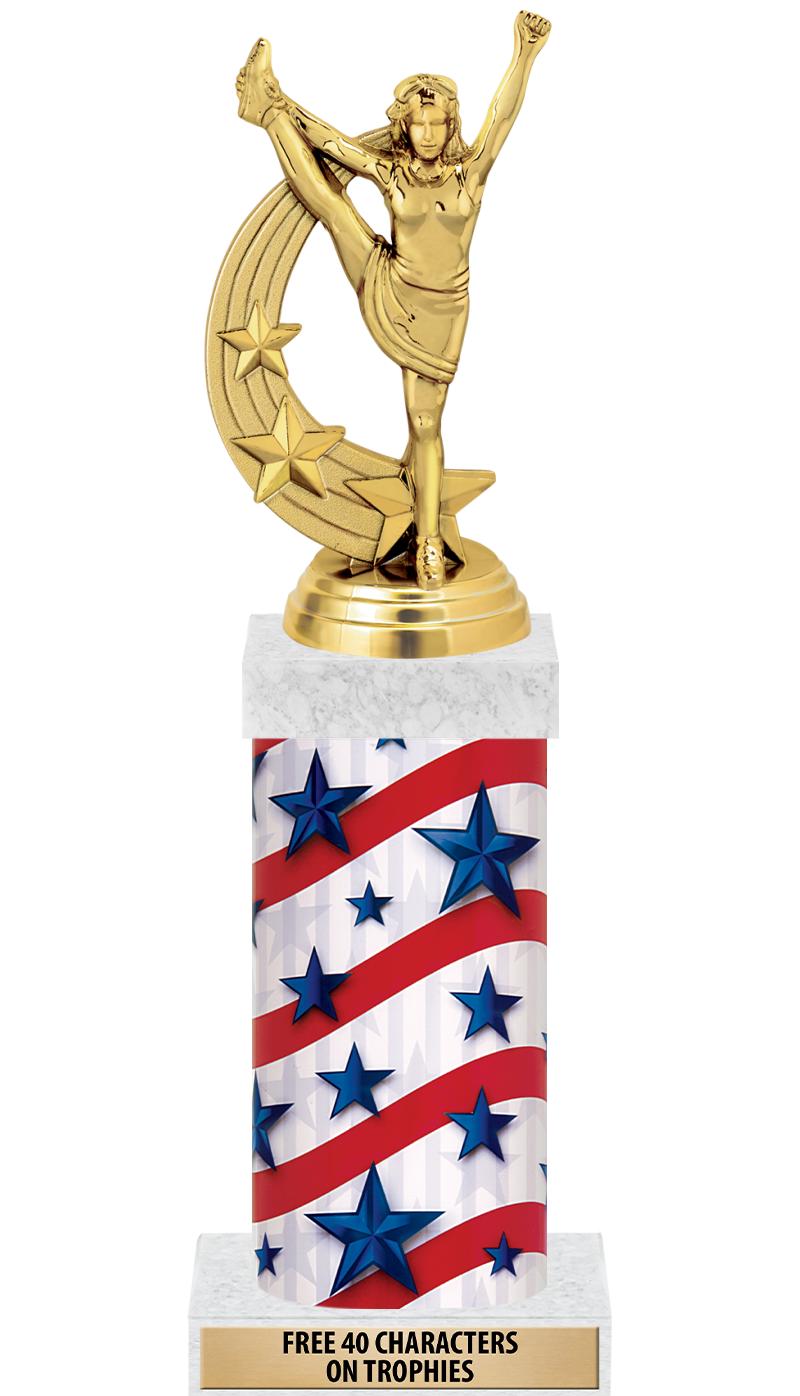 14" AMER GLORY GD FIG SQR TRP