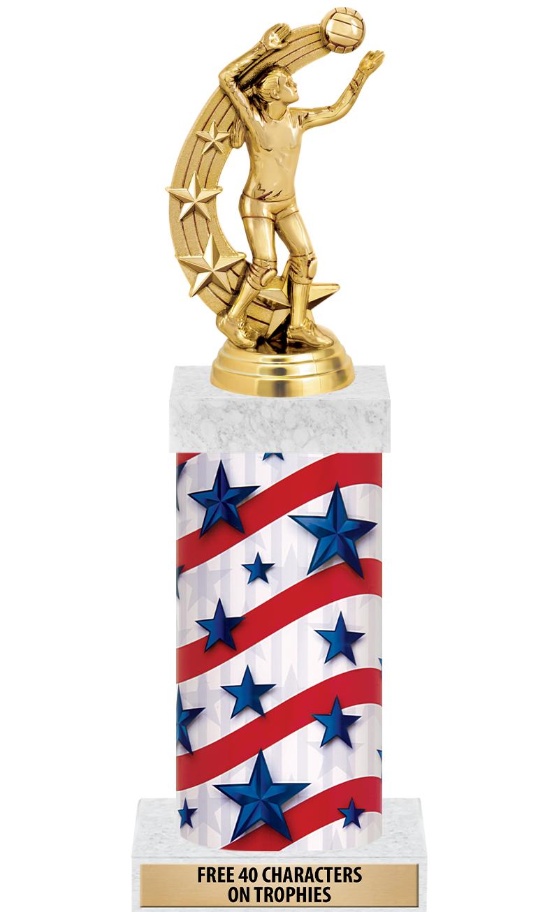 14" AMER GLORY GD FIG SQR TRP