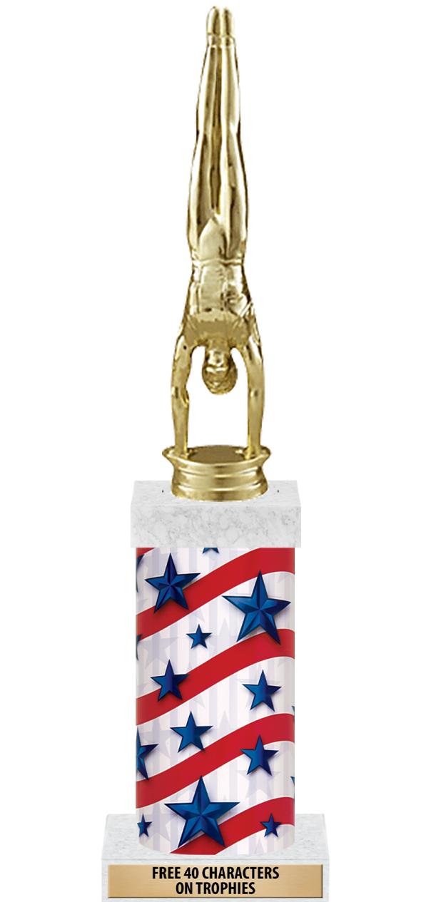 14" AMER GLORY GD FIG SQR TRP