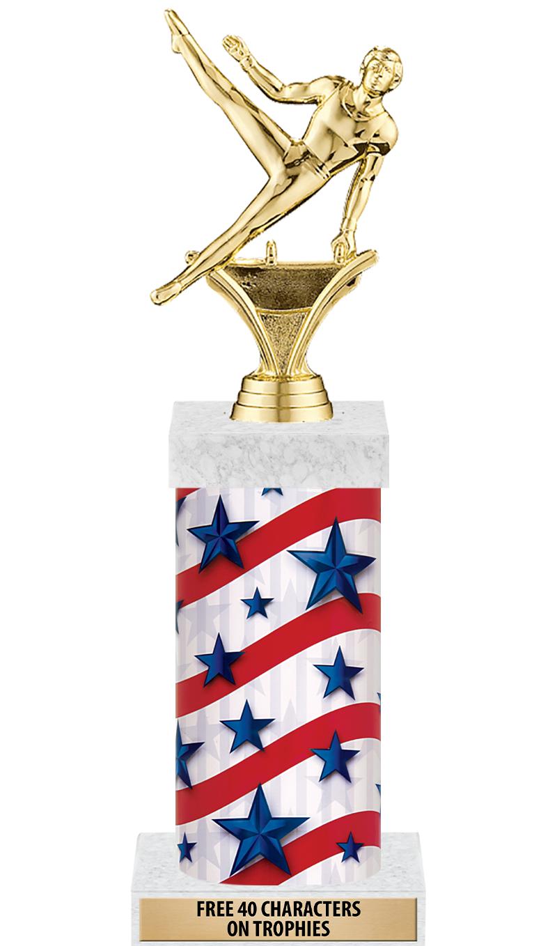 14" AMER GLORY GD FIG SQR TRP