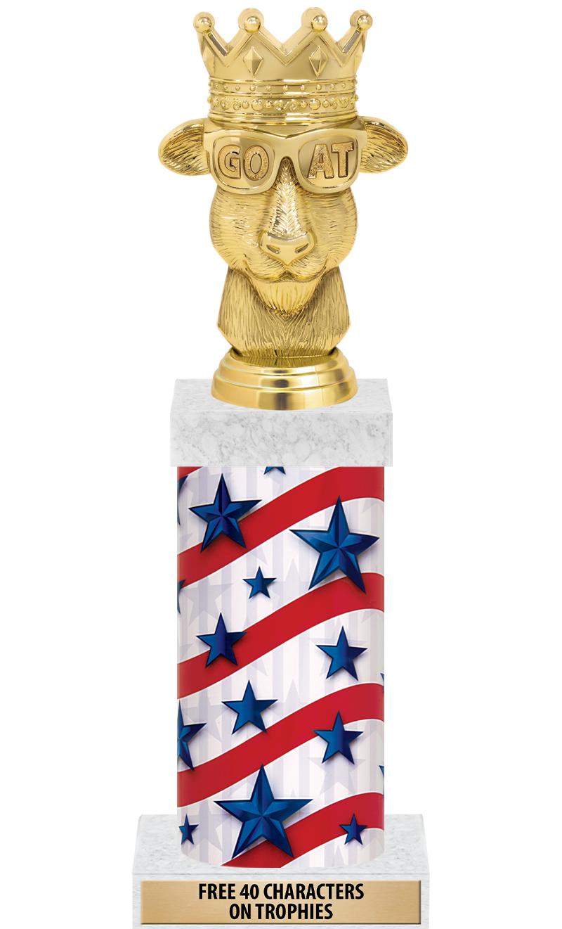 14" AMER GLORY GD FIG SQR TRP