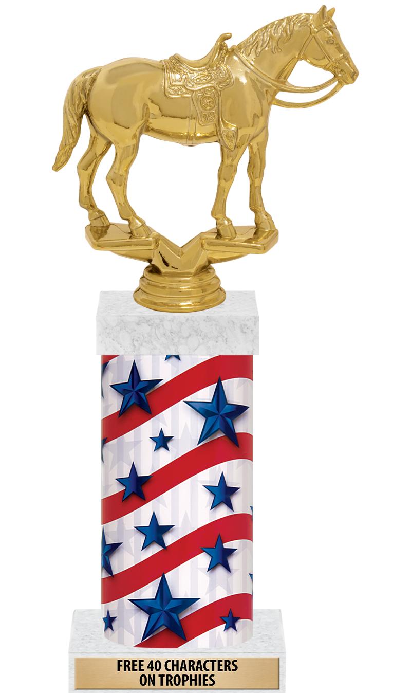 14" AMER GLORY GD FIG SQR TRP