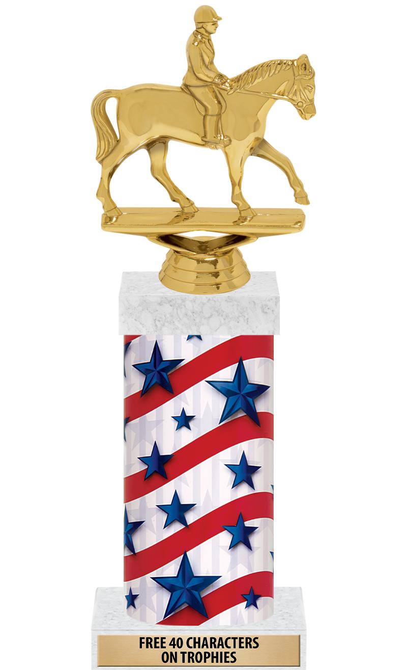 14" AMER GLORY GD FIG SQR TRP