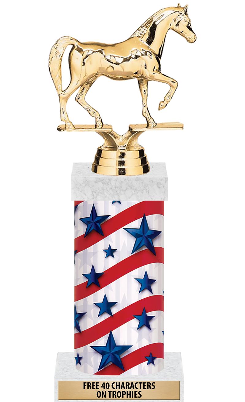 14" AMER GLORY GD FIG SQR TRP