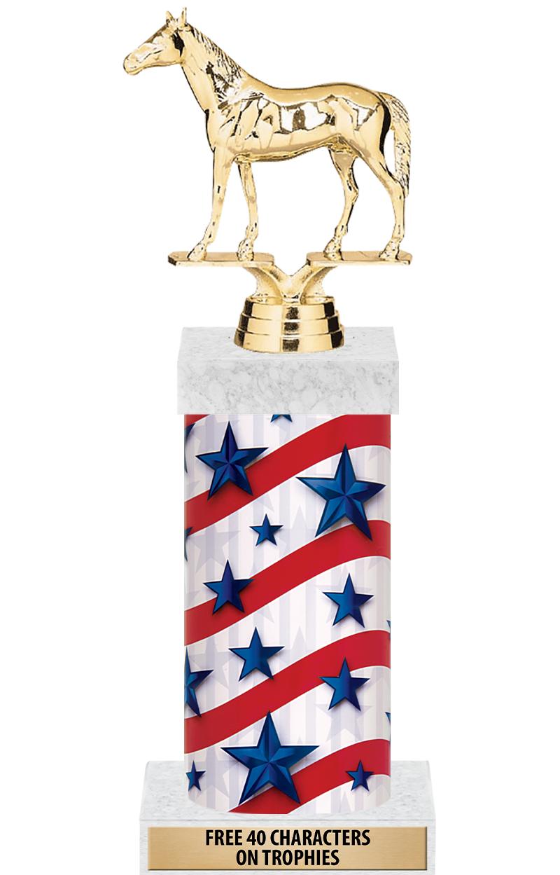 14" AMER GLORY GD FIG SQR TRP