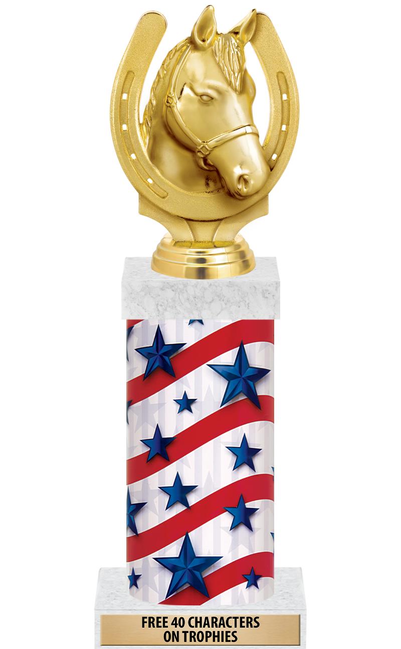 14" AMER GLORY GD FIG SQR TRP