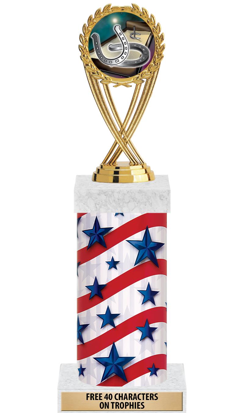 14" AMER GLORY GD FIG SQR TRP