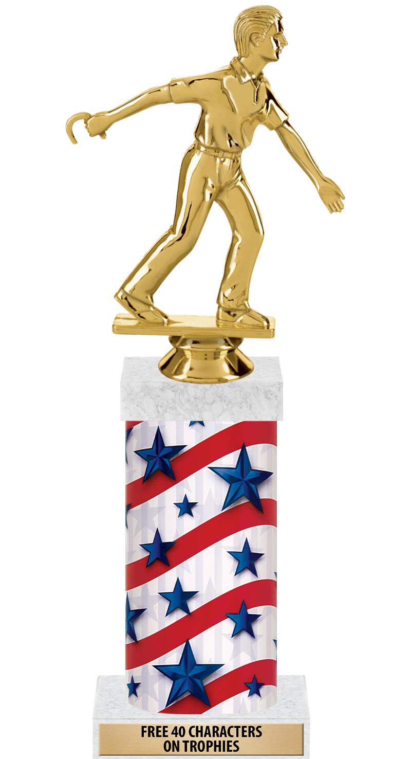 14" AMER GLORY GD FIG SQR TRP