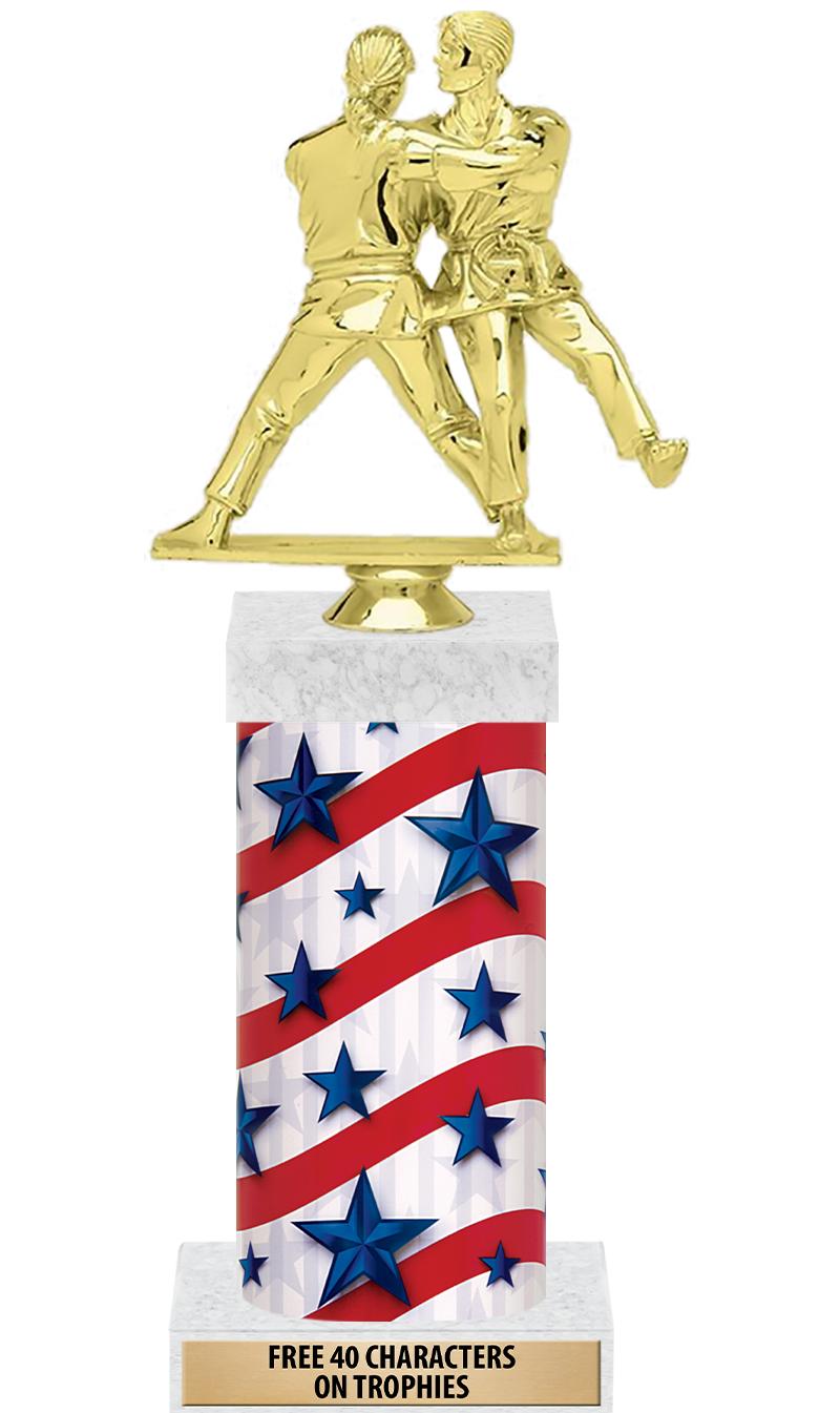 14" AMER GLORY GD FIG SQR TRP