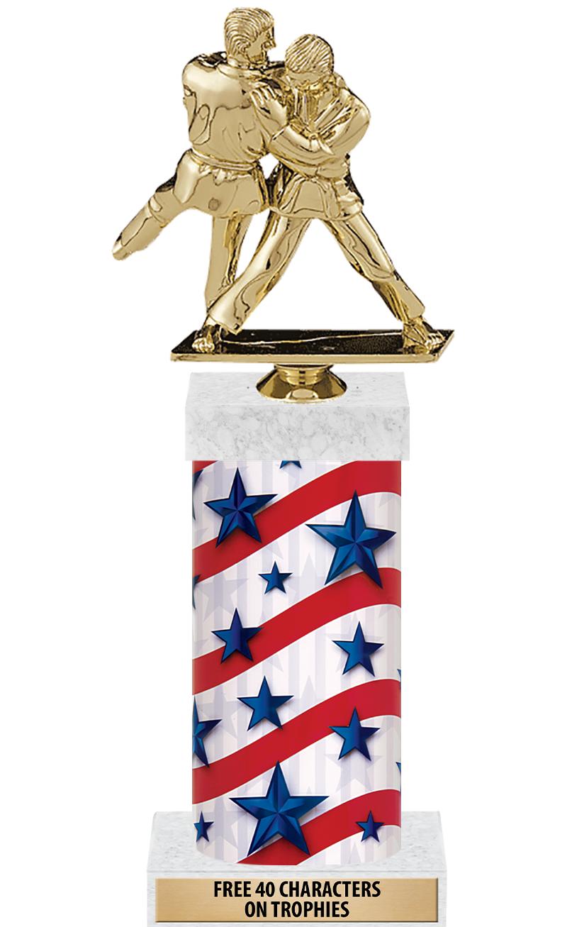 14" AMER GLORY GD FIG SQR TRP