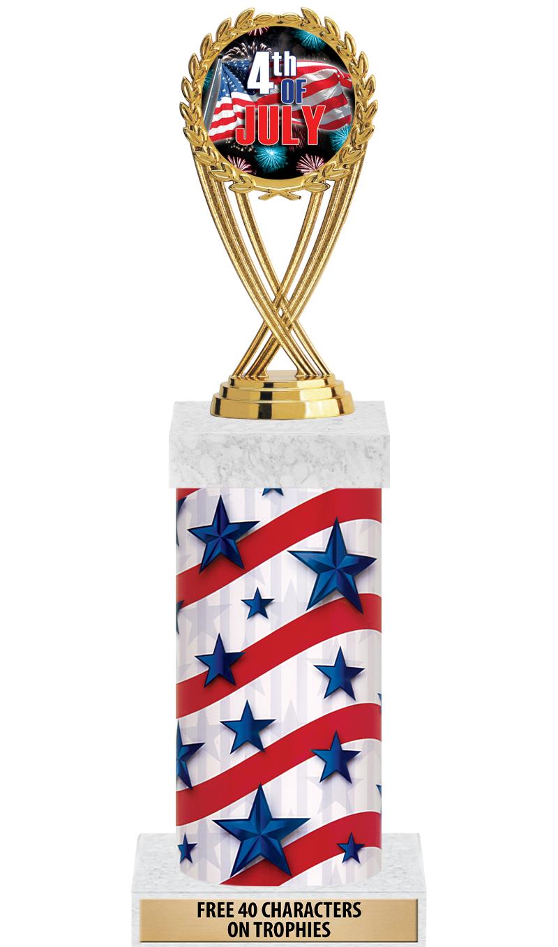 14" AMER GLORY GD FIG SQR TRP