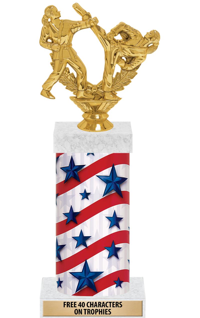 14" AMER GLORY GD FIG SQR TRP