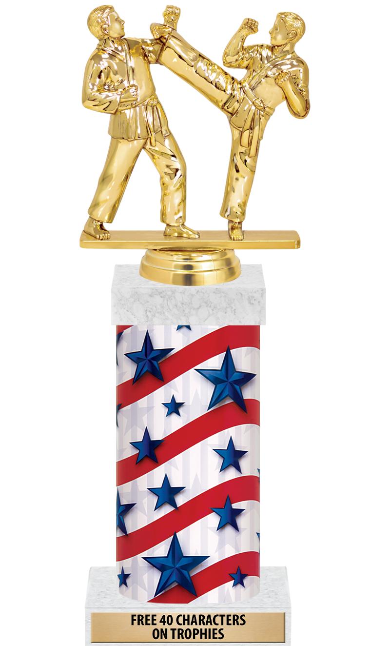 14" AMER GLORY GD FIG SQR TRP