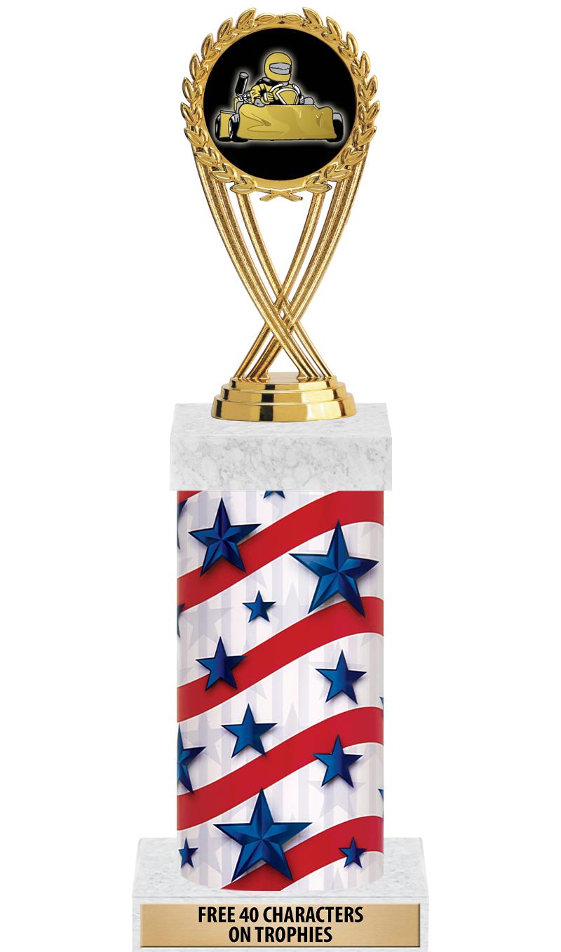 14" AMER GLORY GD FIG SQR TRP