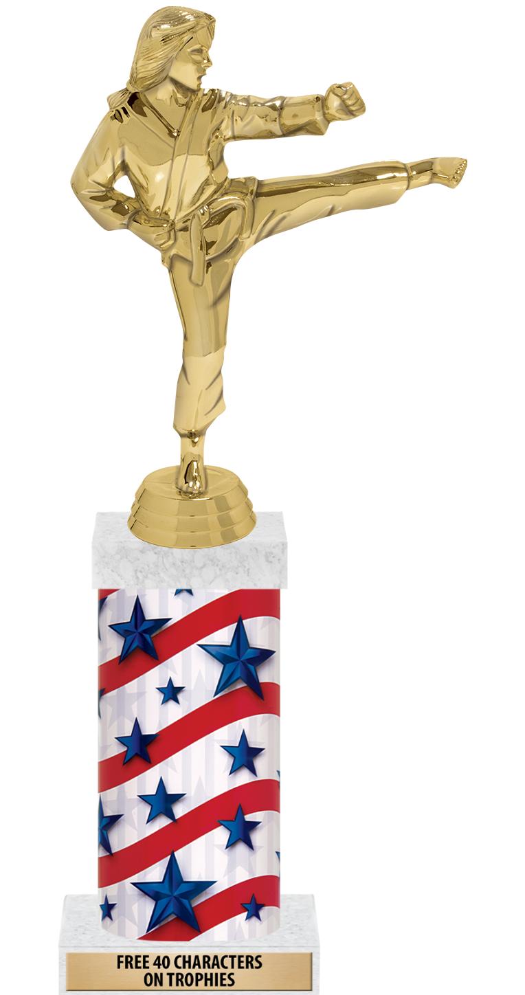 14" AMER GLORY GD FIG SQR TRP