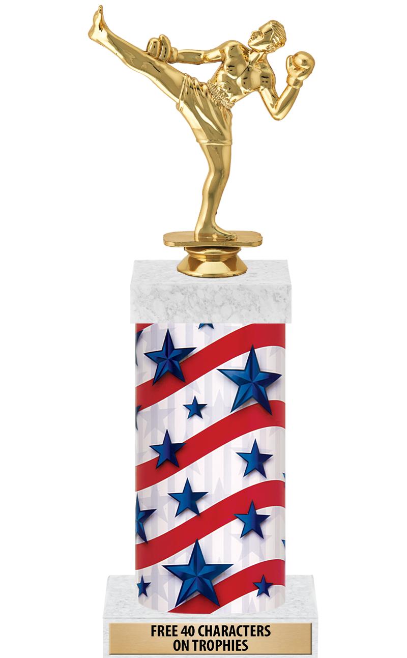 14" AMER GLORY GD FIG SQR TRP