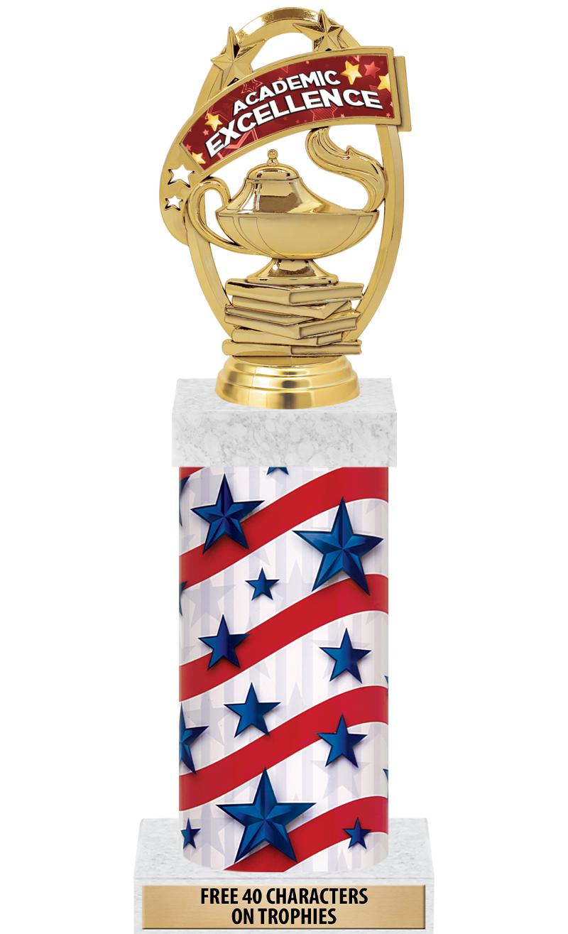 14" AMER GLORY GD FIG SQR TRP