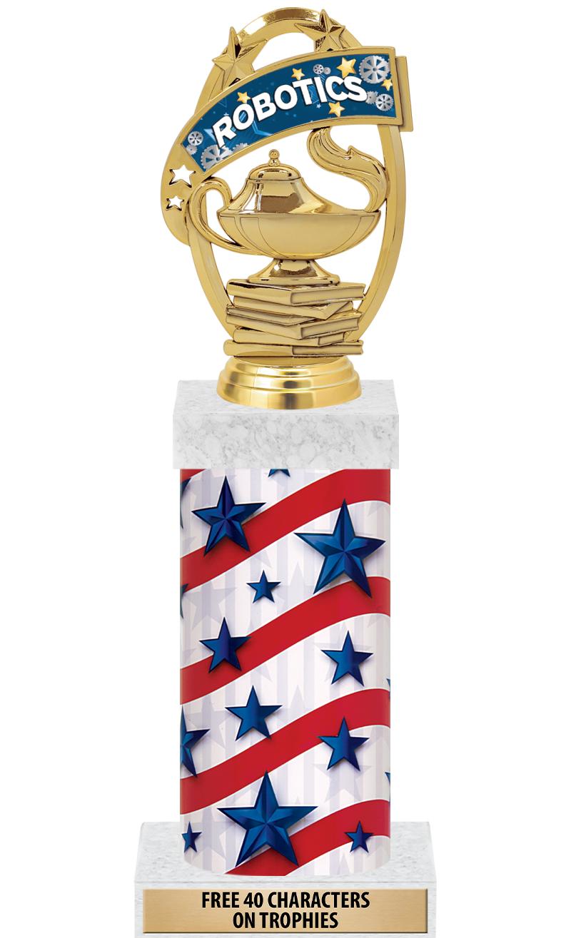 14" AMER GLORY GD FIG SQR TRP