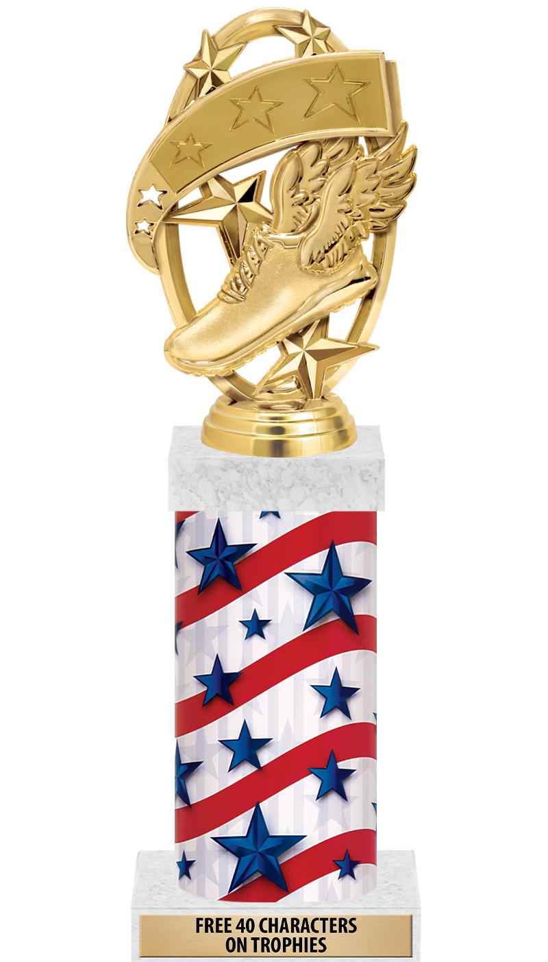 14" AMER GLORY GD FIG SQR TRP