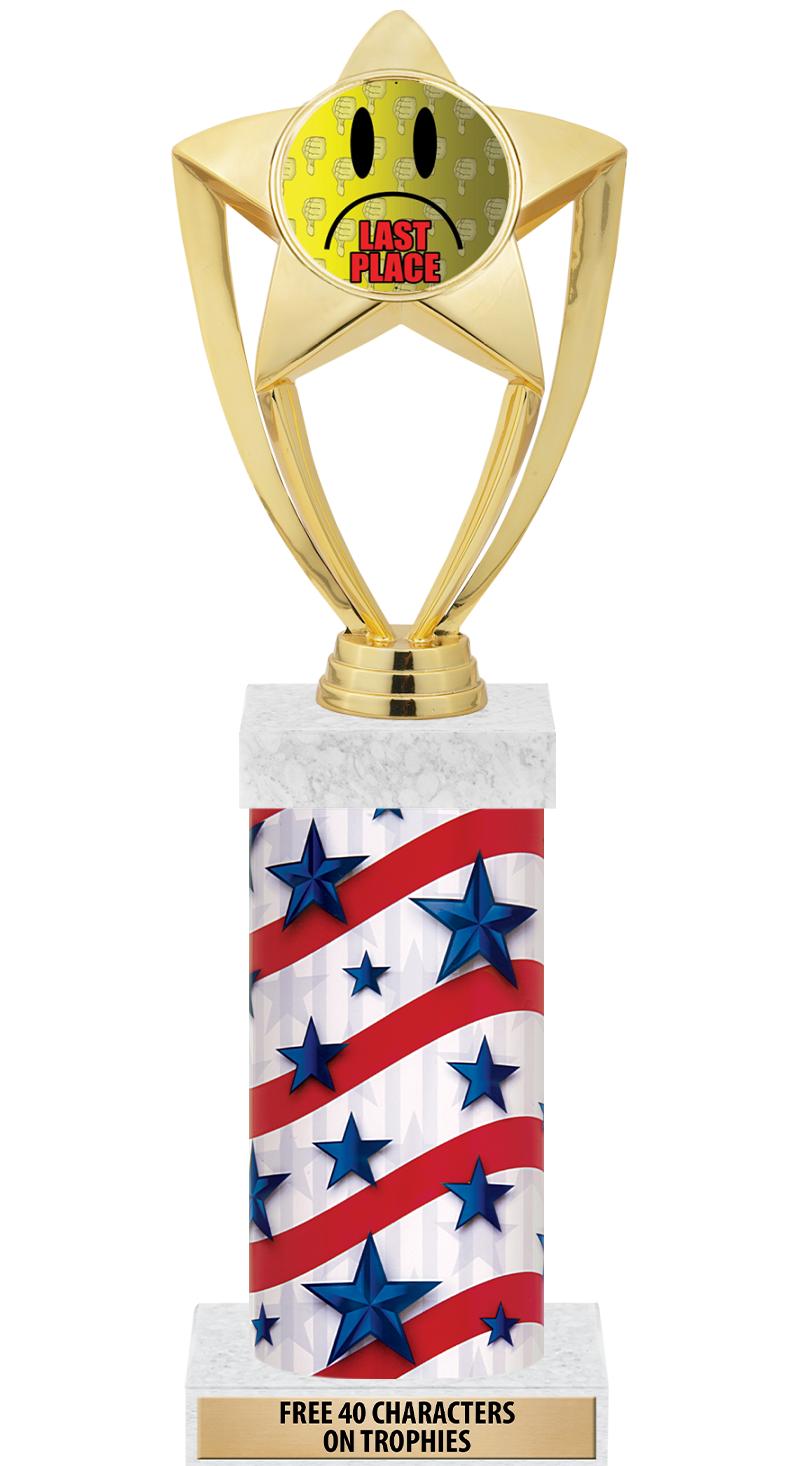 14" AMER GLORY GD FIG SQR TRP