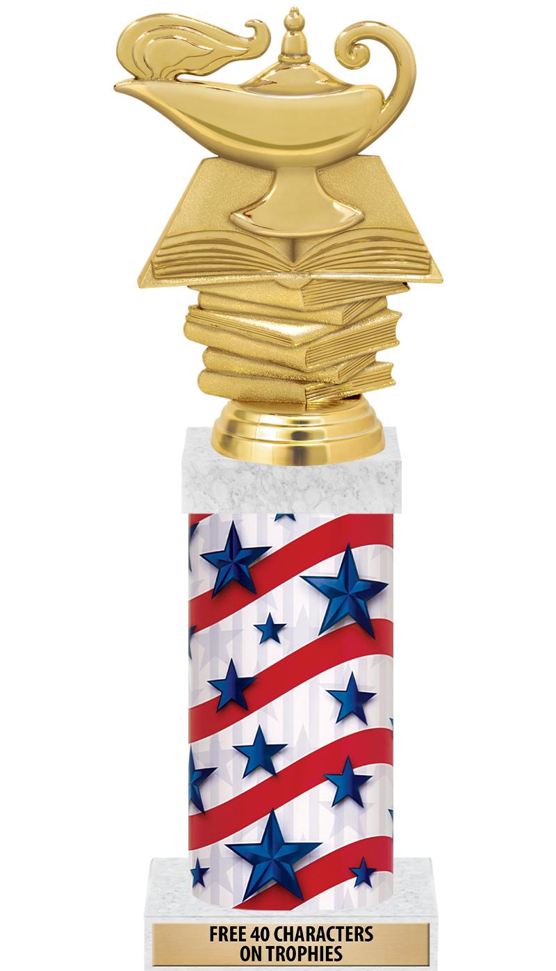 14" AMER GLORY GD FIG SQR TRP