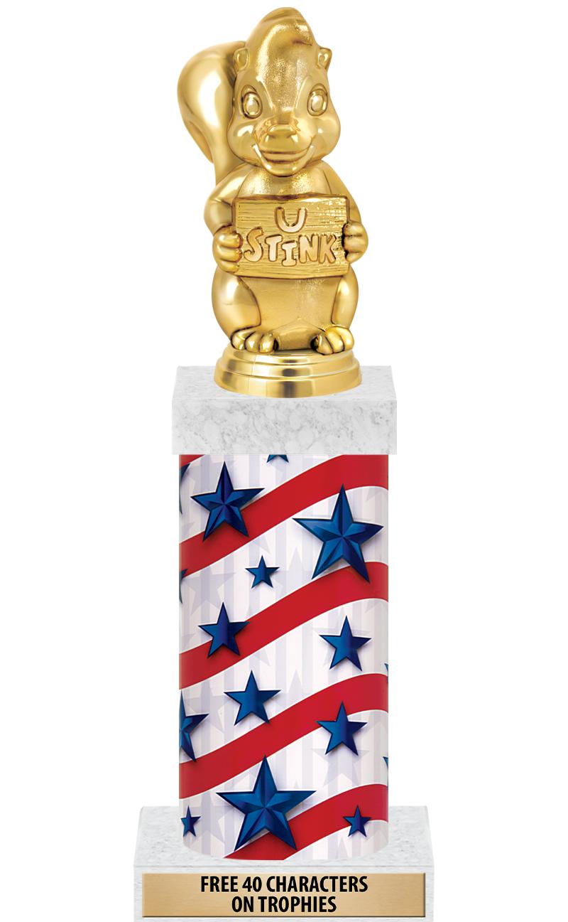 14" AMER GLORY GD FIG SQR TRP