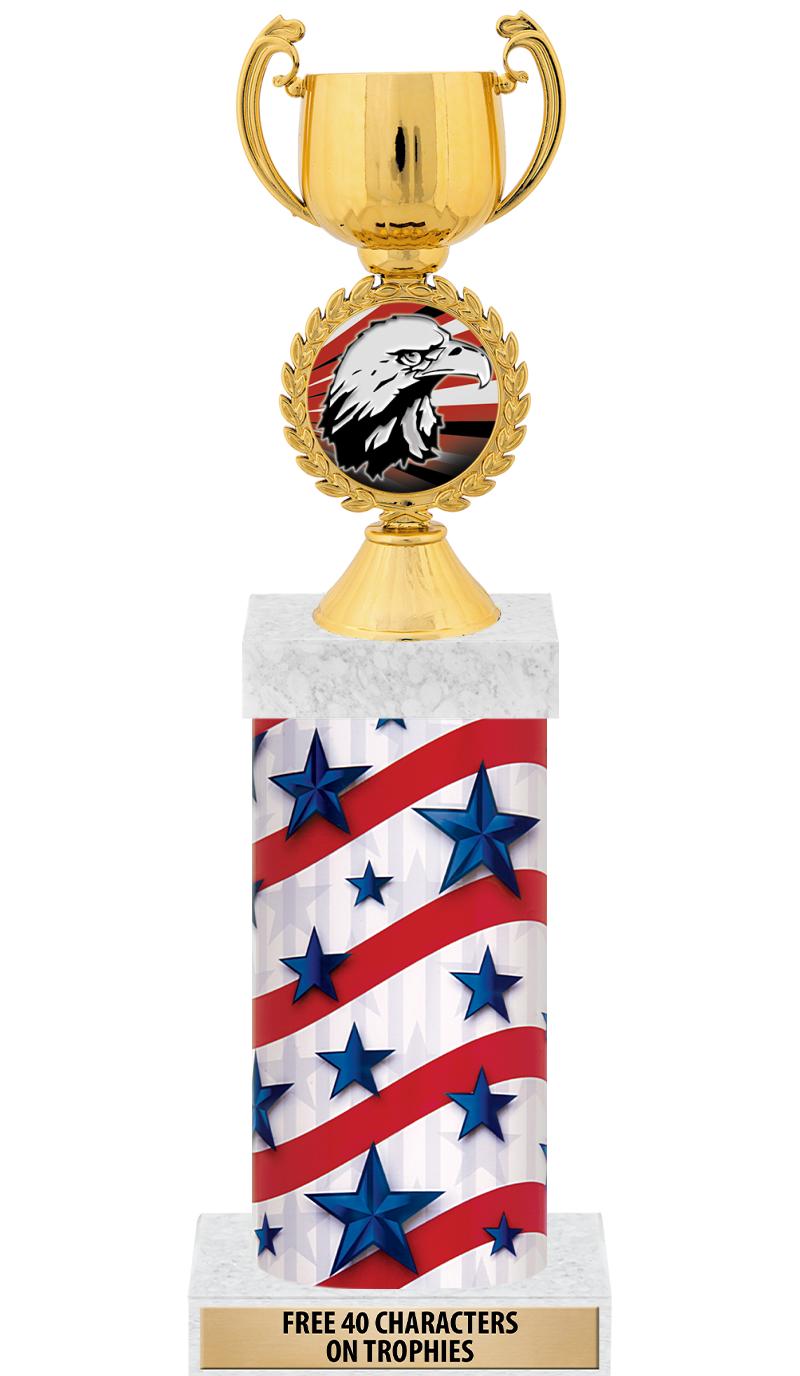 14" AMER GLORY GD FIG SQR TRP